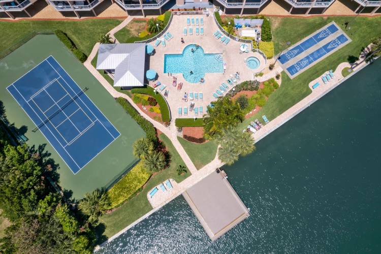 Aerial View of Sunrise Resort